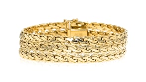 14kt Yellow Gold Cestina-Link Bracelet