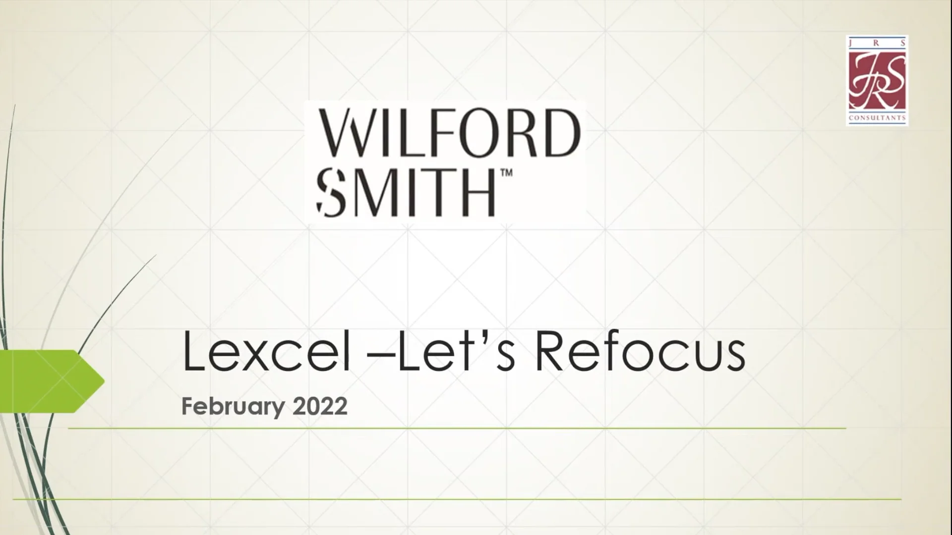 Lexcel Refresher Training on Vimeo