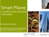 Technologies that underpin Smart Places and their challenges
