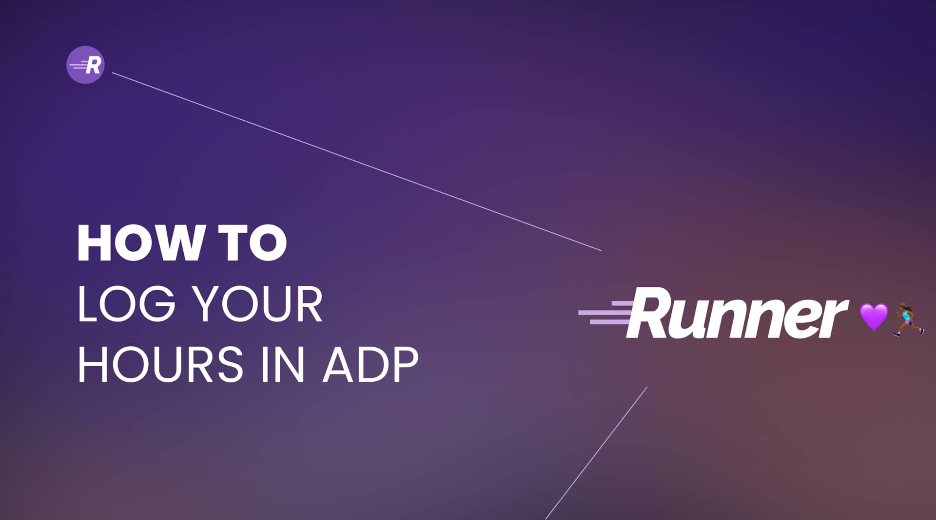 Hire runner how to log your hours in adp on vimeo