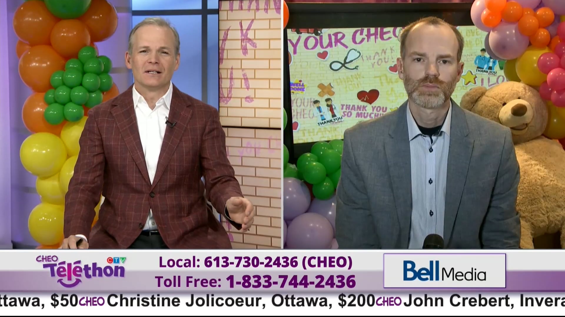 CHEO Telethon 2022 - Live Interview with Dr. Tyson Garber on Vimeo