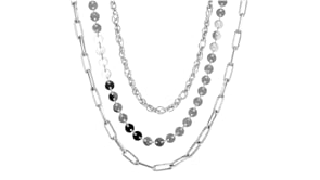 Sterling Silver Jewelry Set Three Necklaces