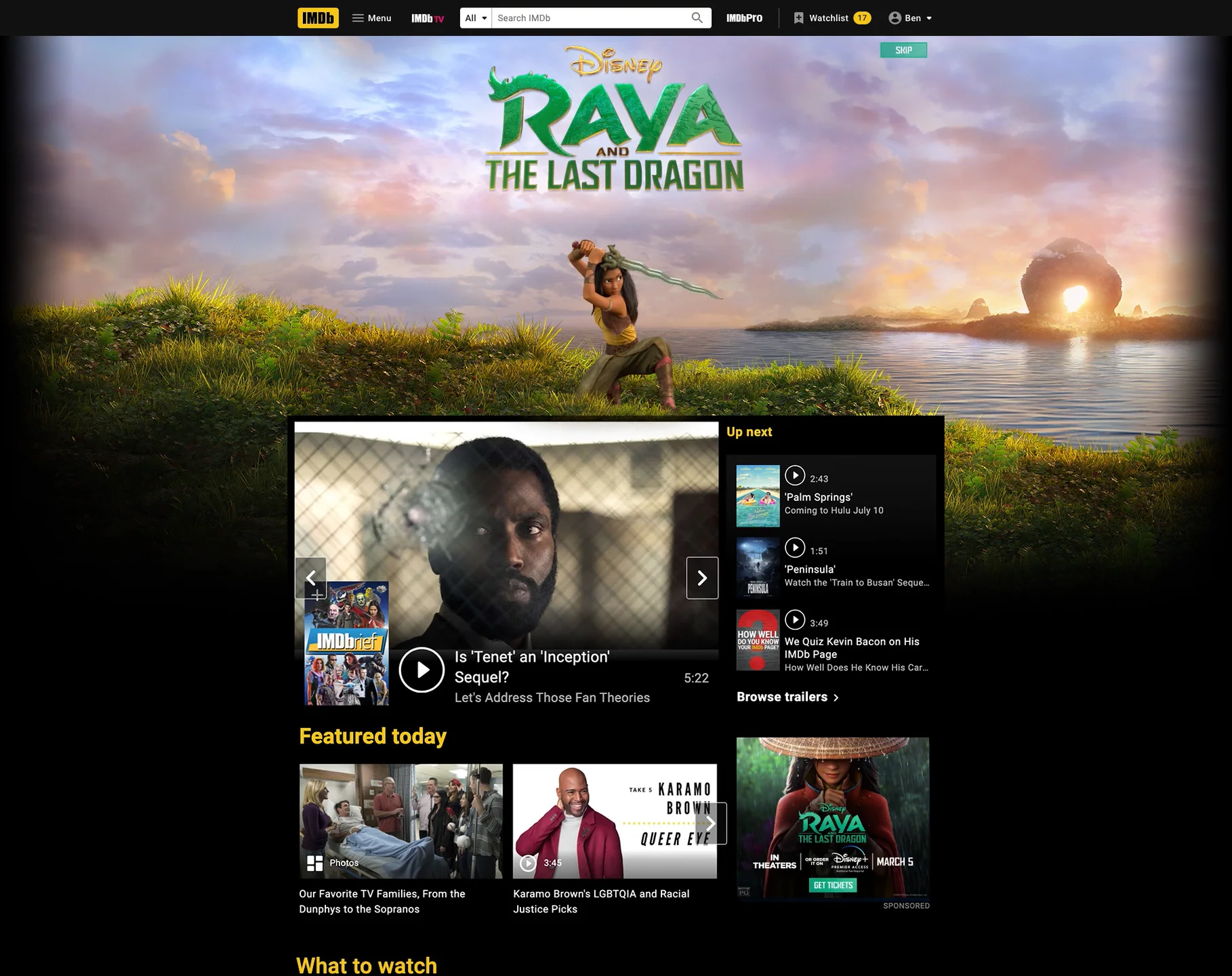 InSync Plus Work Raya and The Last Dragon IMDB Video Wall on Vimeo