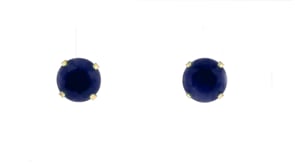 5.00 ct. t.w. Sapphire Martini Stud Earrings in 14kt Yellow Gold
