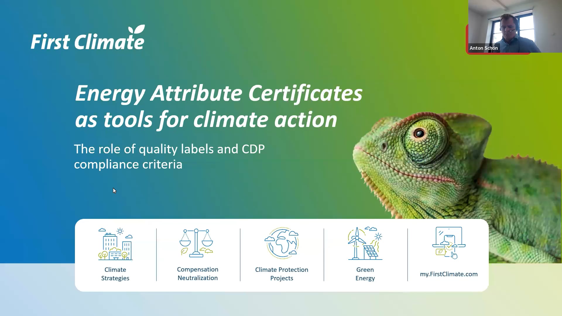 Webinar: Energy Attribute Certificates as Tools for Climate Action