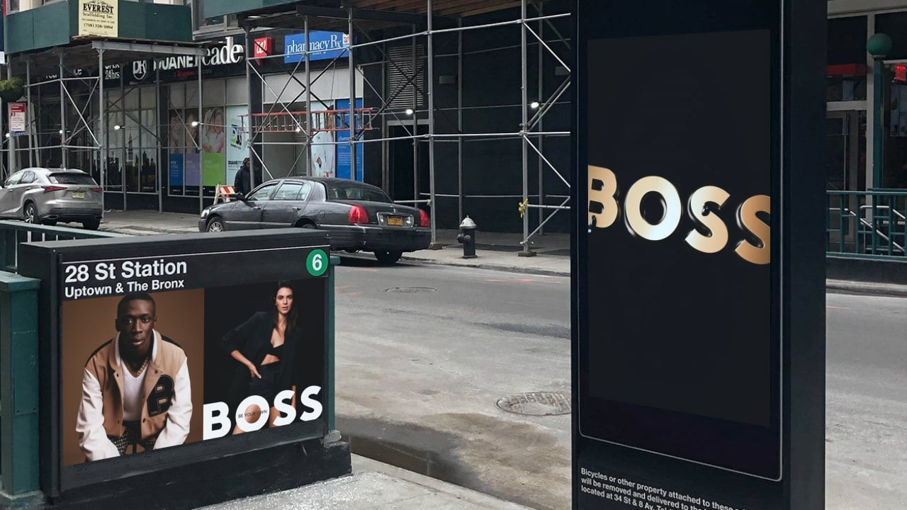 Hugo boss discount billboard