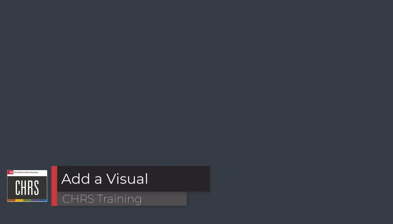 Report Author 07: Add a Visual on Vimeo