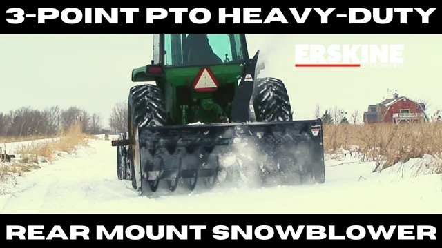 Quick Snow-Away RM 3-Point PTO Heavy-Duty Rear Mount Snowblower