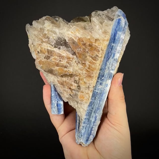 large Kyanite in Quartz (Hunt Coll.)