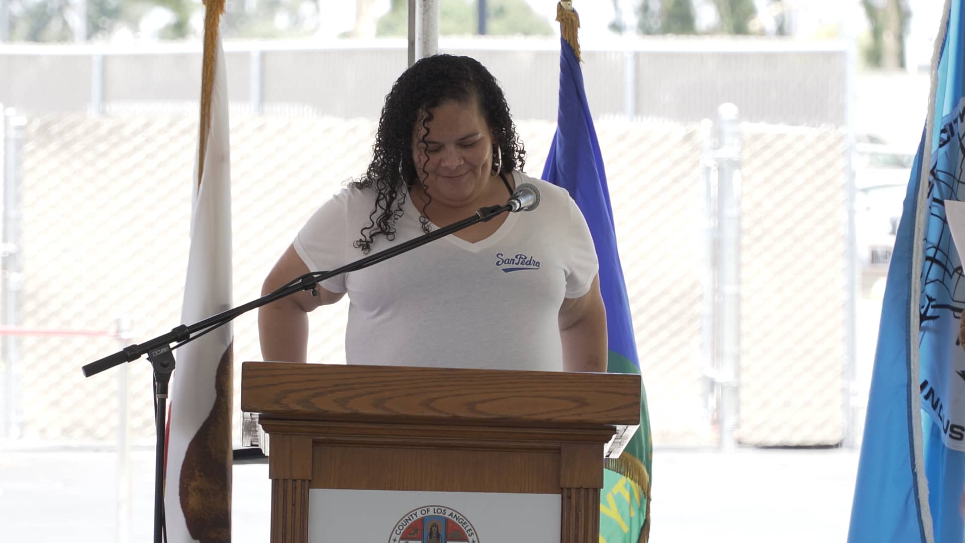 Brandy Hernandez Shares Her Story at Torrance Transitional Housing
