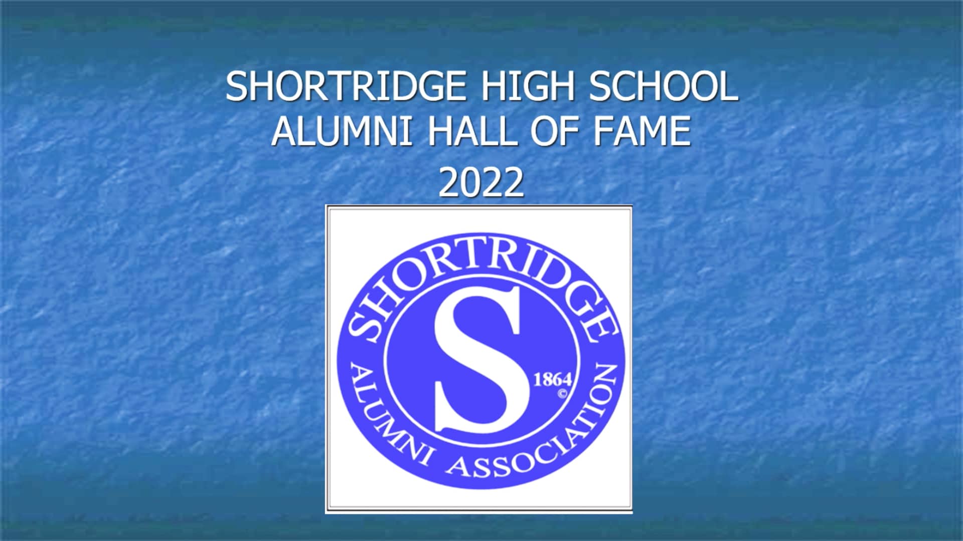 Shortridge Hall of Fame 2022 on Vimeo