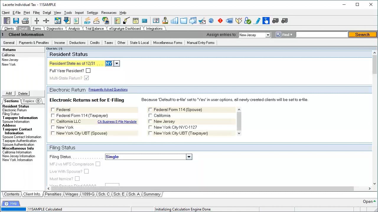 Lacerte Tax Software - Intuit - Lacerte - Multi-State Return on Vimeo