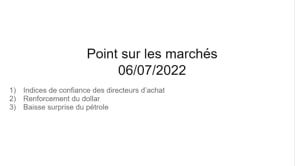 Indices des Directeurs des Achats en berne, sentiment des consommateurs US au plus bas historique...