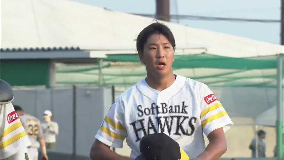 【ファーム】抜群の安定感!! ホークス・岡本直也 2.1回を投げて3奪三振無失点の好投!! 2022年7月9日 福岡ソフトバンクホークス 対 阪神タイガース