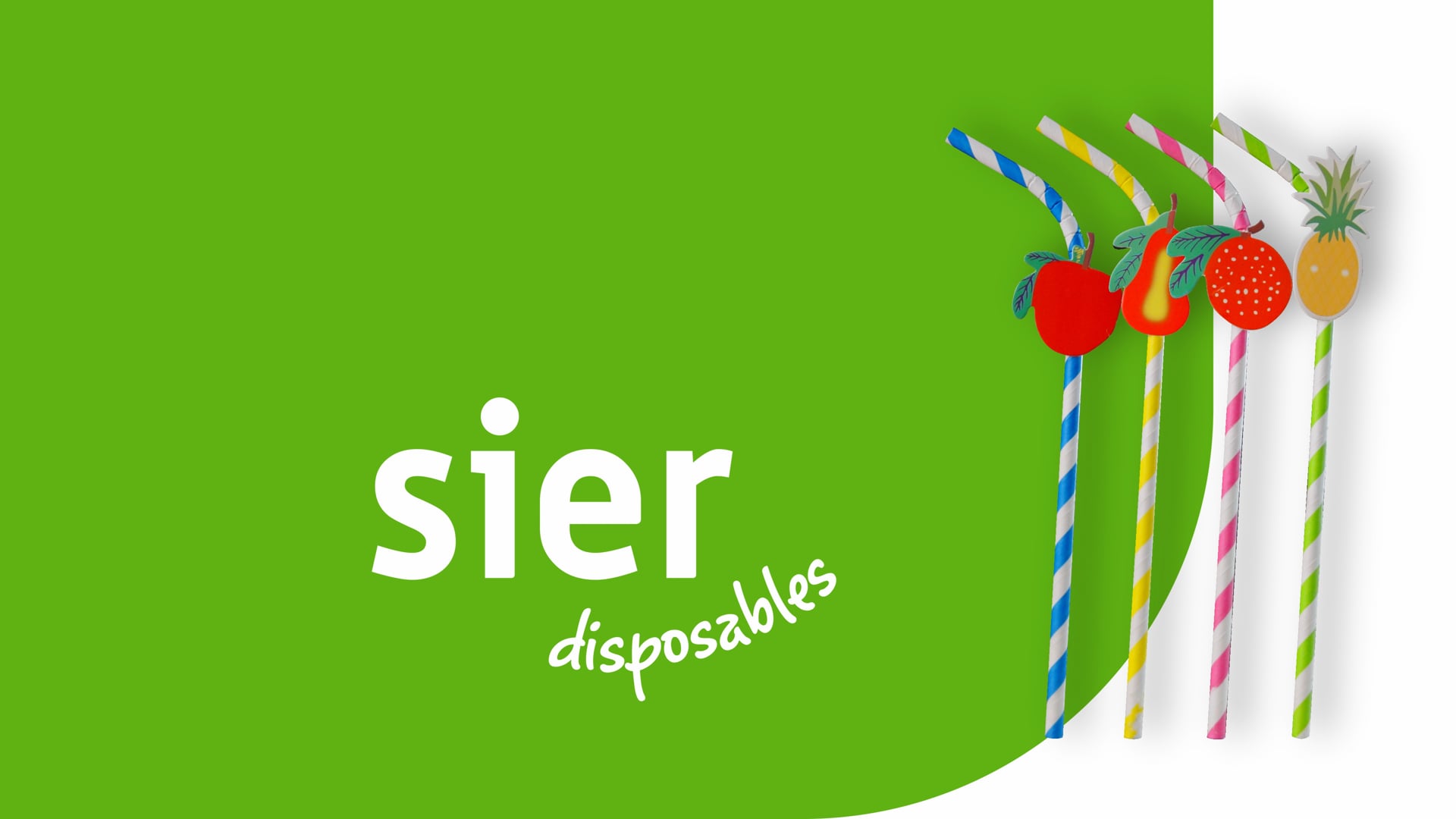 Sier Disposables kleurenrietjes