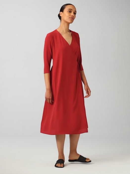 Eileen fisher 2025 wrap dress