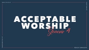 Acceptable Worship