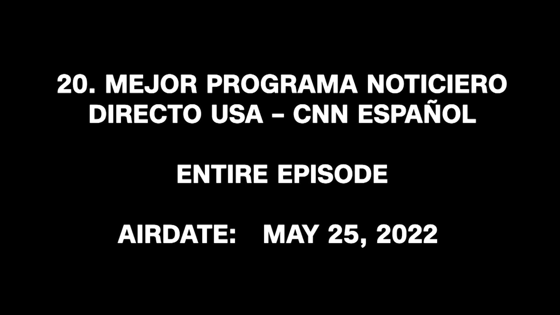 Directo USA - Premios PRODU 2022 on Vimeo