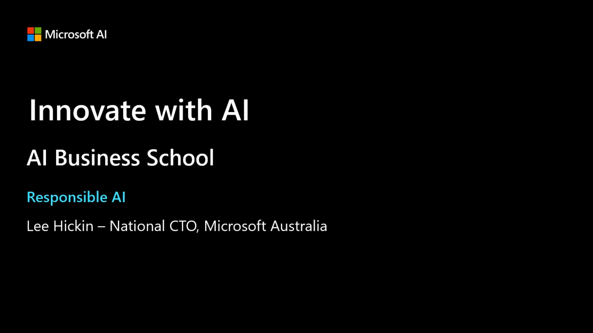 Responsible AI With Microsoft On Vimeo