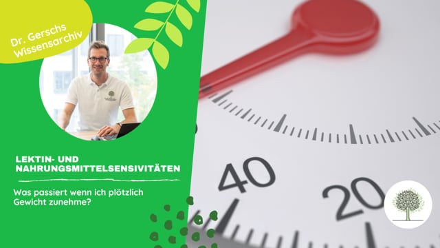 Was passiert, wenn ich plötzlich Gewicht zunehme? 