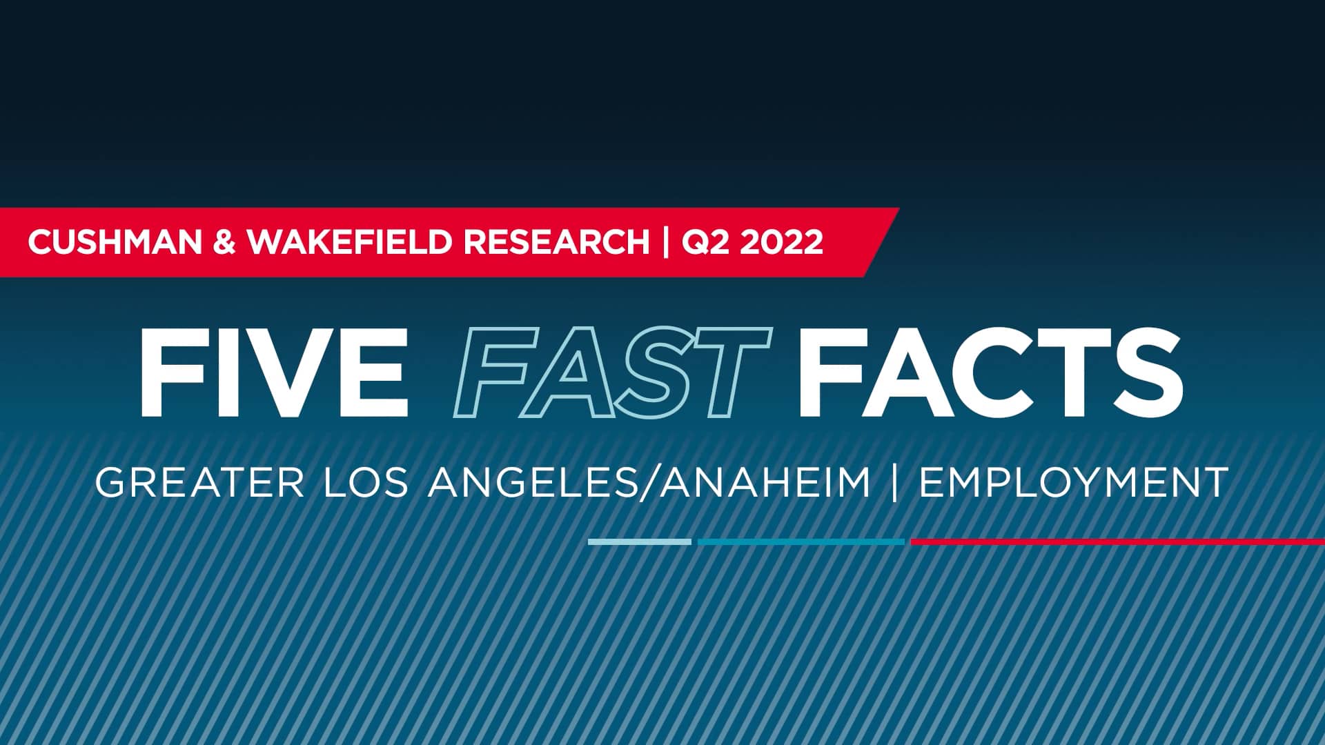 Greater Los Angeles/Anaheim Employment Forecast Q2 2022 Five Fast