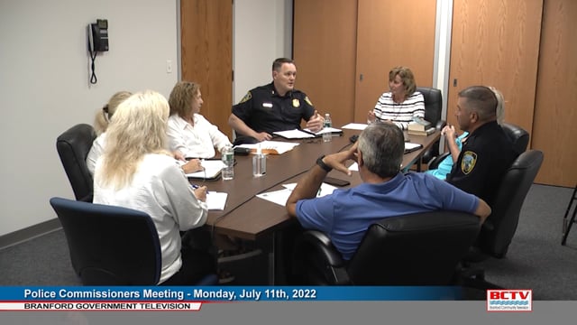 Board of Police Commissioners - 7/11/2022