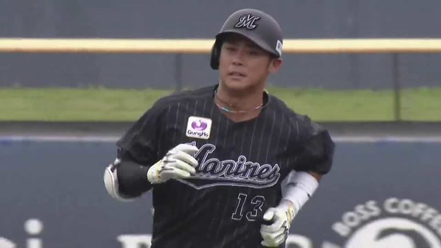 ファーム マリーンズ 平沢大河 逆方向への3号ソロホームラン 22年7月12日 北海道日本ハムファイターズ 対 千葉ロッテマリーンズ 無料動画 パ リーグ Com プロ野球