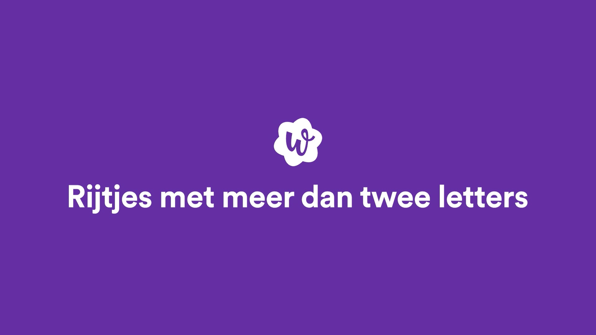 Rijtjes met meer dan twee letters oefenen | StudyGo