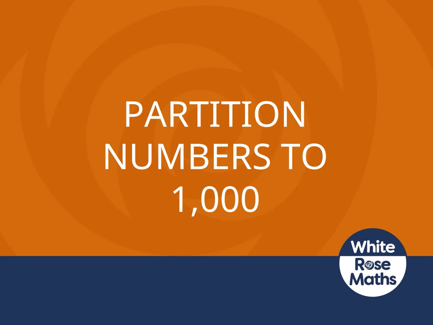 Y3 Autumn Block 1 TS6 Partition numbers to 1000 | Videos & Movies