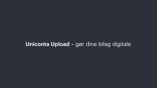 Få dine bilag direkte ind fra mobilen med Uniconta Upload app
