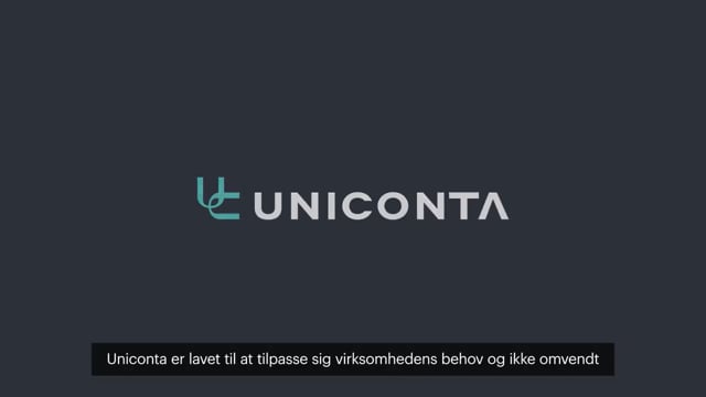 Tilpas Uniconta til lige præcis dine behov