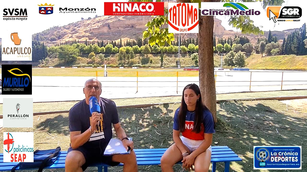 LAURA  PINTIEL  PAÑOS, ATLETA DEL CA HINACO MONZÓN DEJA  ATRÁS SU LESIÓN Y VUELVE  A ESTAR ENTRE LAS MÁS RÁPIDAS DE NUESTRO PAÍS