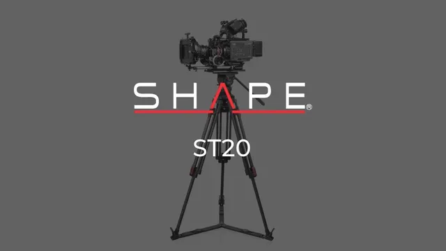 SHAPE Tripod Pro Video with Fluid Head 20 kg | SHAPE wlb SHAPE Tripod Pro Video with Fluid Head 20 kg | SHAPE wlb