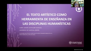 El texto artístico como herramienta de enseñanza  en las disciplinas humanísticas