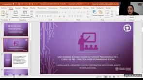 Uso de redes sociales como estrategia pedagógica en el curso de Práctica en Responsabilidad Social