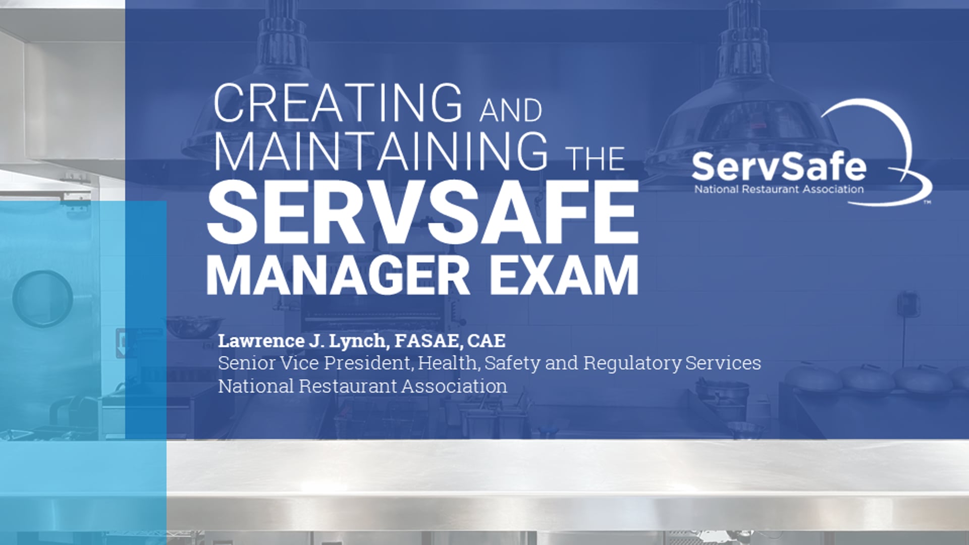 Webinar: Creating and Maintaining the ServSafe Exam