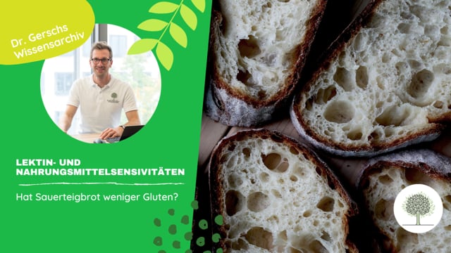 Hat Sauerteigbrot weniger Gluten?