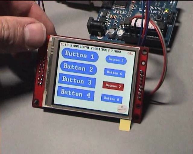 Touch Library for Arduino and Watterott MI0283QT-2 Display on Vimeo