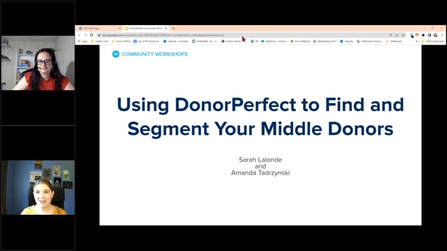 Using DonorPerfect to Find and Segment Your Middle Donors