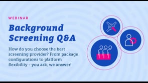 Webinar: Background Screening Q&A