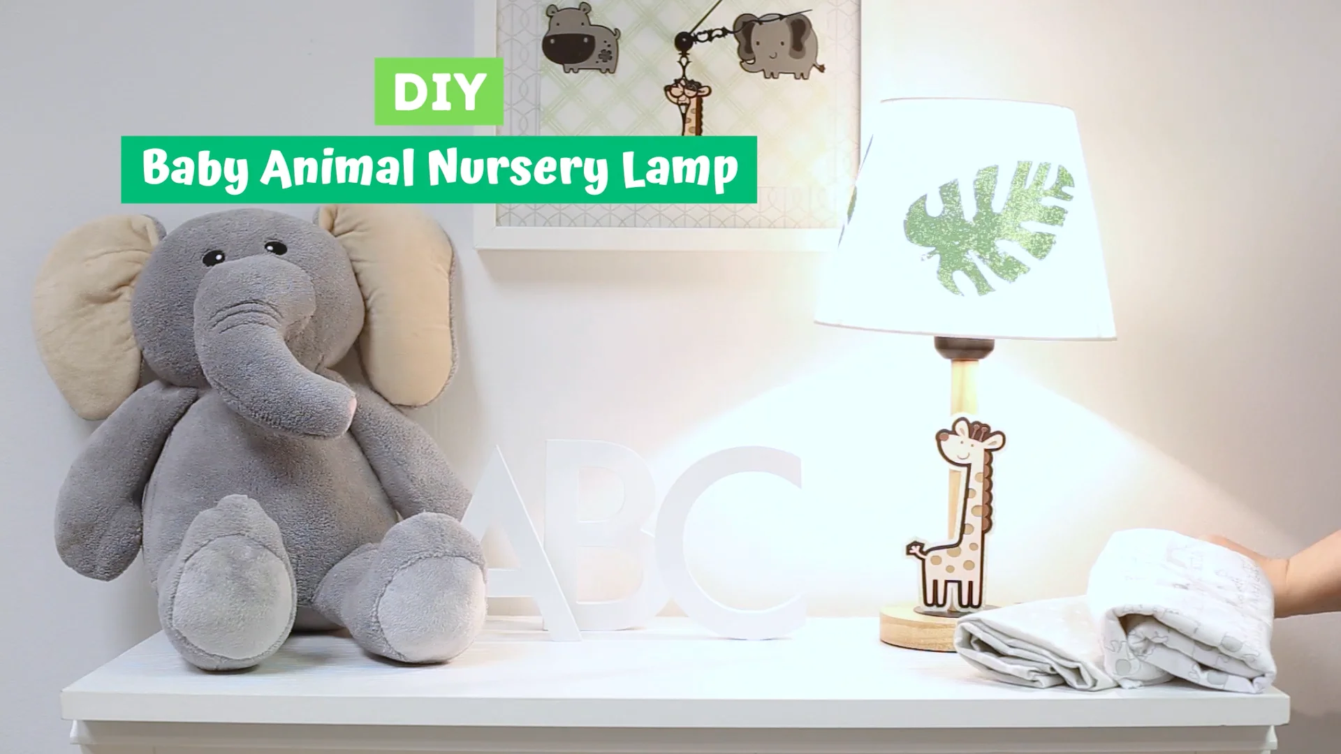 Animal lamp hot sale nursery