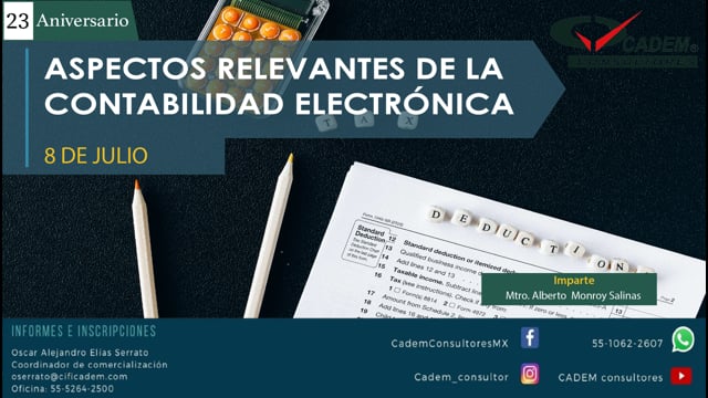 Aspectos relevantes de la contabilidad electrónica