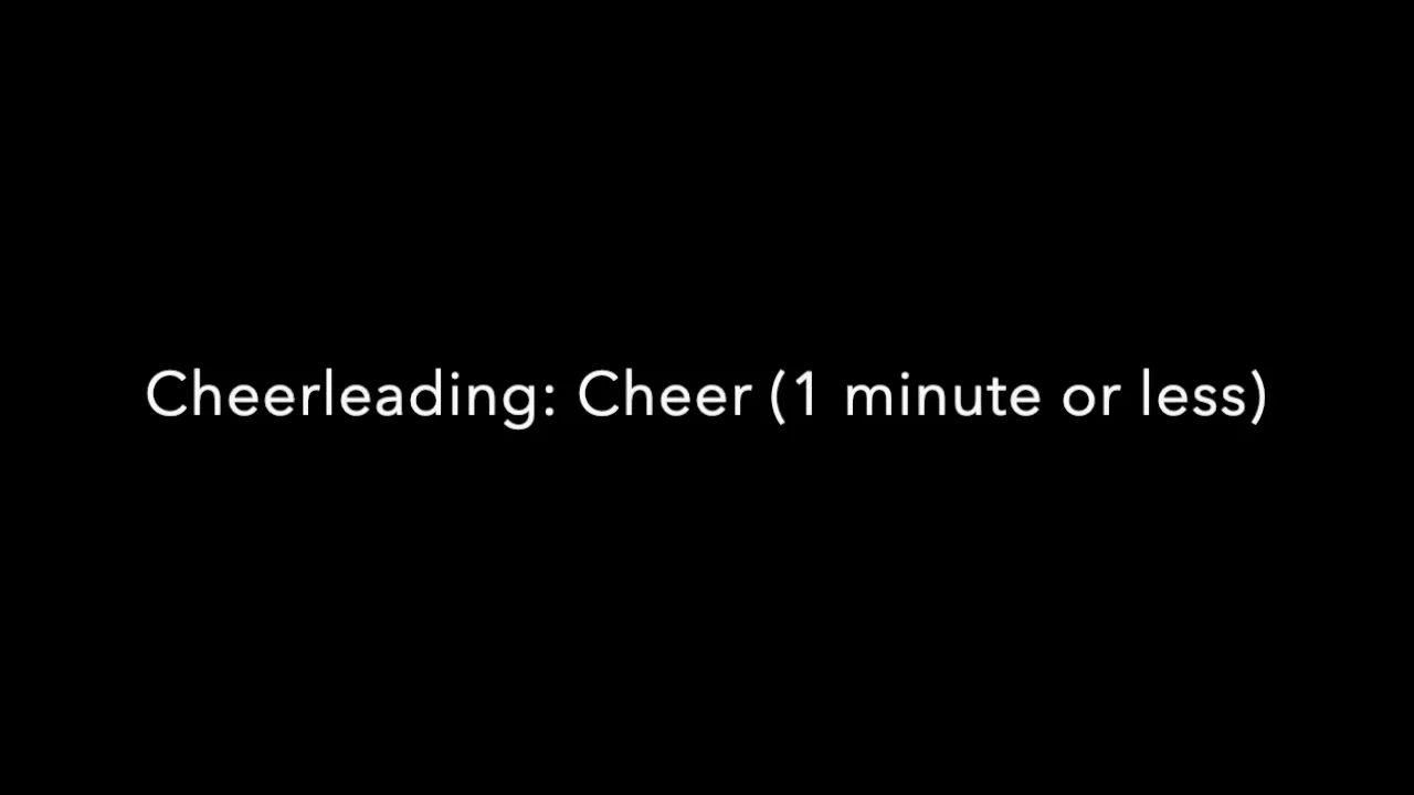 Cheerleading Cheer Example 3 on Vimeo
