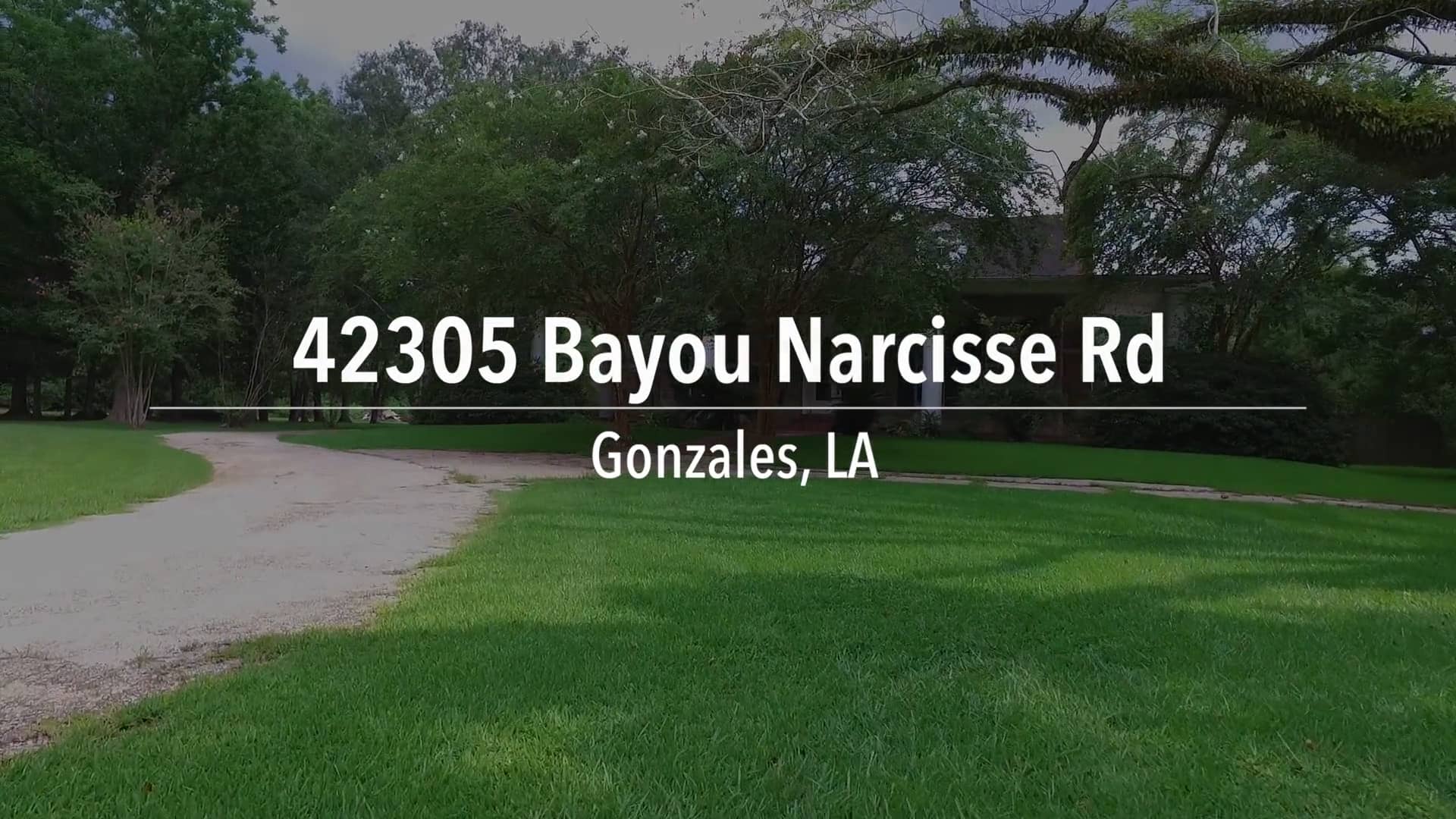 42305 Bayou Narcisse Rd, Gonzales on Vimeo
