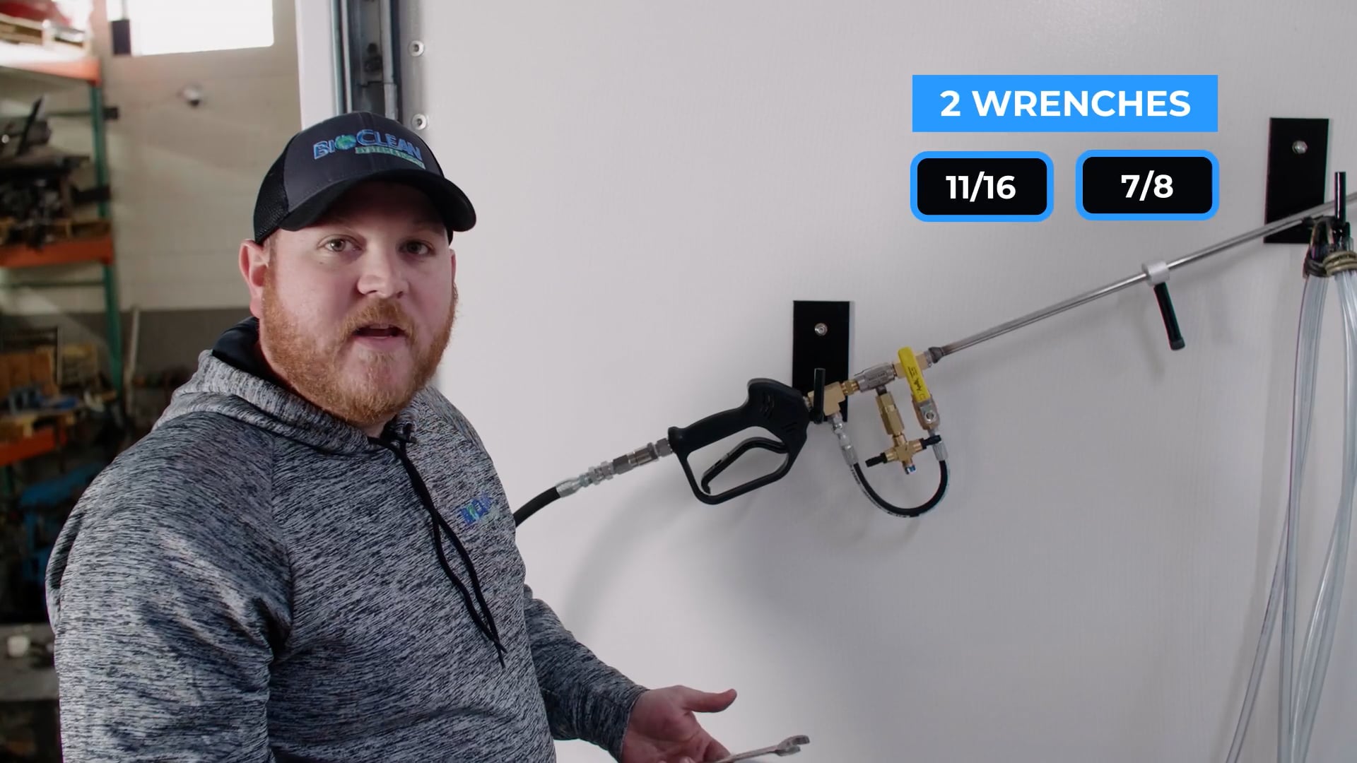 Absolute Pressure Cleaning Equipment Training Installing the Washgun