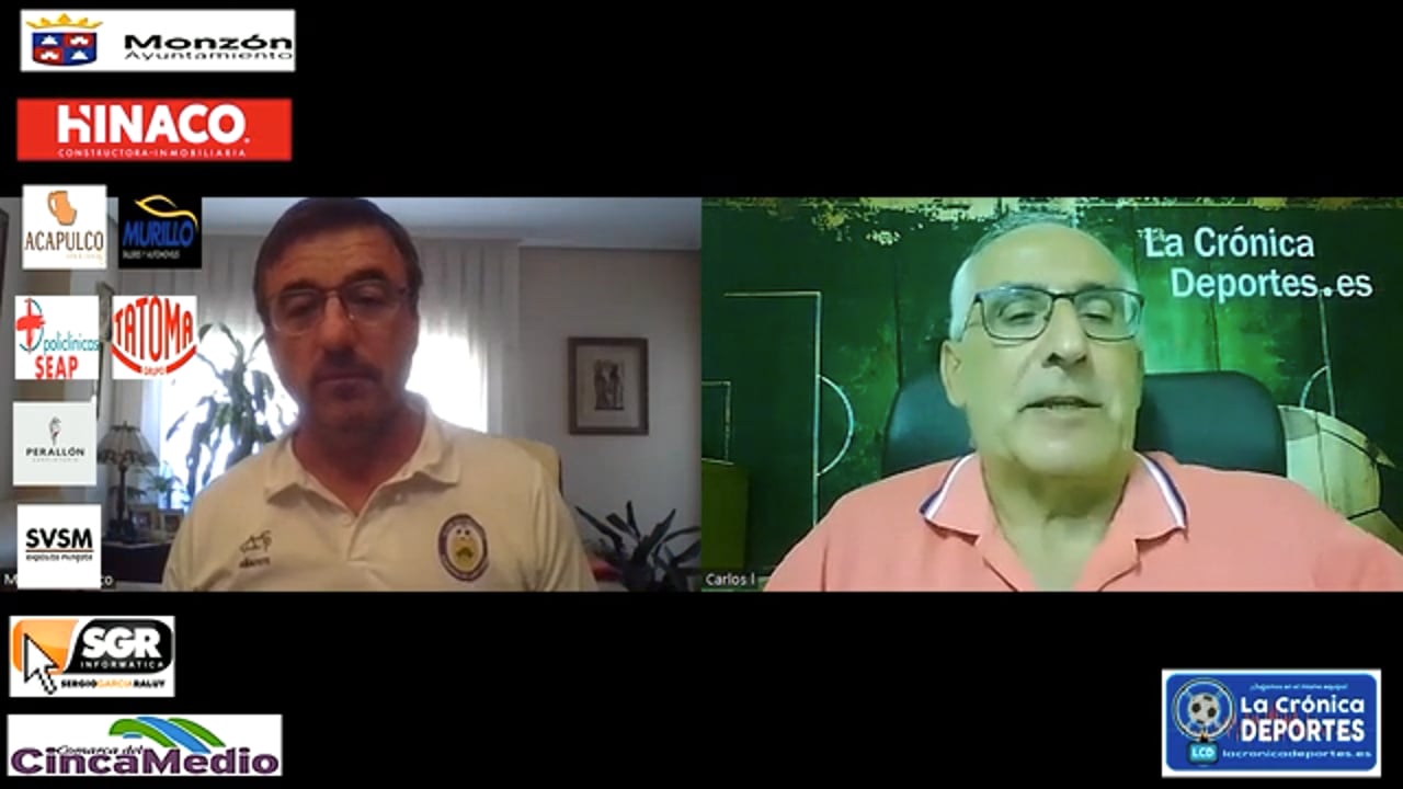 MANOLO  CARRASCO  SEGUIRÁ AL FRENTE DE LA  ALMUNIA DE SAN JUAN  EN LA 1ª REGIONAL