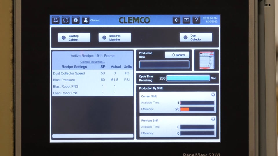 Clemco's HMI Walk-through