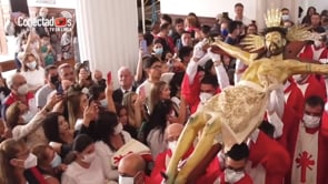 Traslado del Santo Cristo de La Grita al altar mayor en sus 412 años