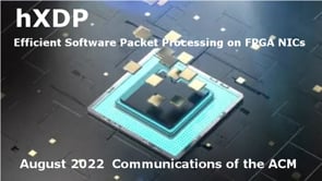 hXDP: Efficient Software Packet Processing on FPGA NICs
