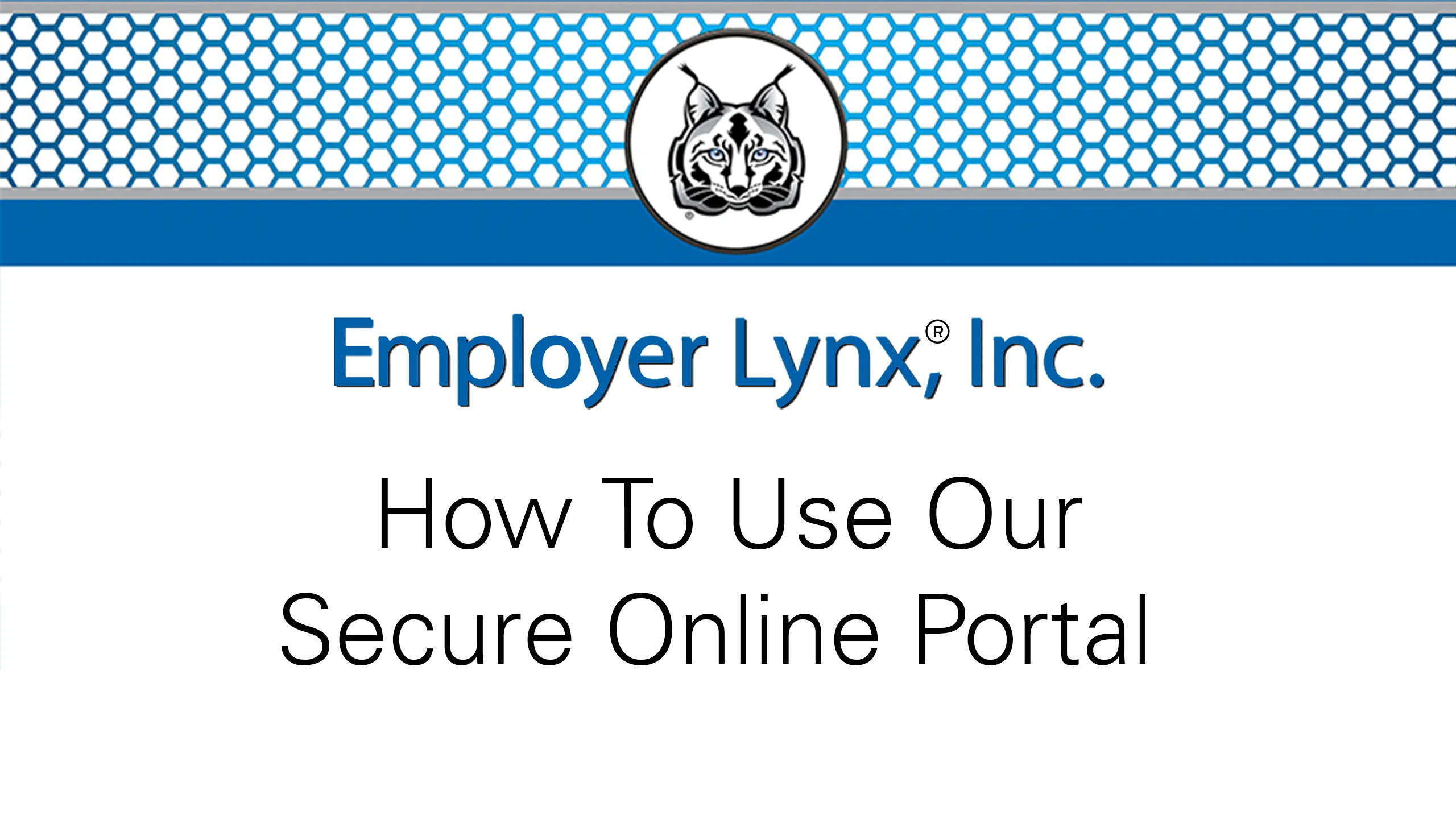 Employer Lynx - How To Use Our Secure Online Portal on Vimeo